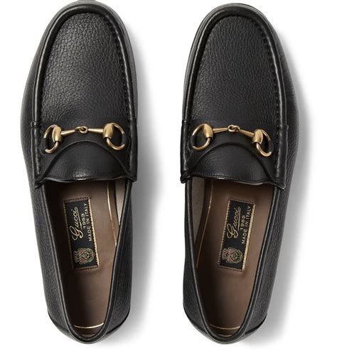 gucci men's leather loafers - black|gucci loafers men casual.